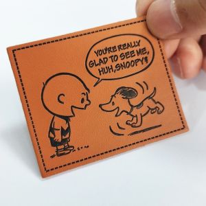 Wholesale Customize Embossed Leather Patch PU Leather Patches Embossed Garment