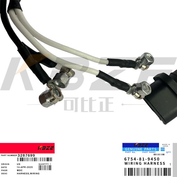 3287699 INJECTOR WIRING HARNESS KOMATSU 4D107 6D107 6754-81-9450 6754819450 FOR WA200-6 WA380-7 PC240 PC290 EXCAVATOR