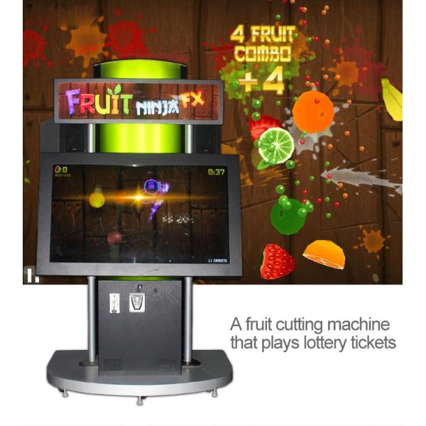 CE Amusement Game Machines 46 Inch Video Somatosensory Cutting Fruit Lottery Game Machine