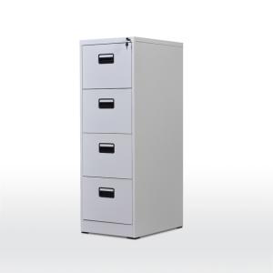 4 Drawers File Storage Office Steel Filing Cabinet 40kg Load Capacity