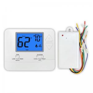 China Wall - Mounted Box Non Programmable Thermostat / Heat Pump PTAC Wireless Thermostat on sale