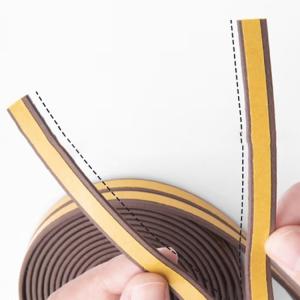 Cheap High Quality U-Type Silicone Rubber Seal Strip China Supply EPDM Foam Custom Mold Processing Wholesale for sale