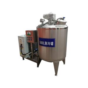 SUS 304 stainless steel vertical milk cooling tanks