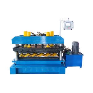 PPGI Steel Sheet Metal Roll Forming Machines With Cr12 Cutter