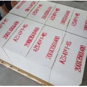 High Temperature Fused Cast Bricks Refractory Zirconia Corundum Brick AZS-41,