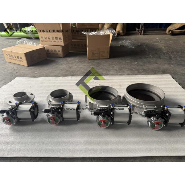 Single Flange Pneumatic Butterfly Valve For Mixing Station V1FS300GBN+CP101