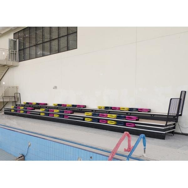 Telescopic Seating Retractable Outdoor Stadium Seating With 460mm Minimum