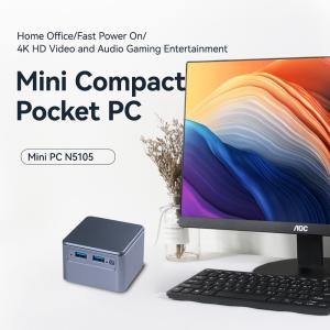 Intel Celeron N5105 Mini PC Portable Game PC LPDDR4x 16GB With Single LAN Dual