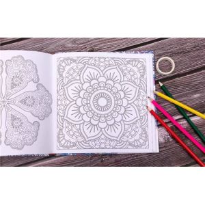 Children's Calming Drawing Art Book Hand-Painted Picture Book with Fancy and