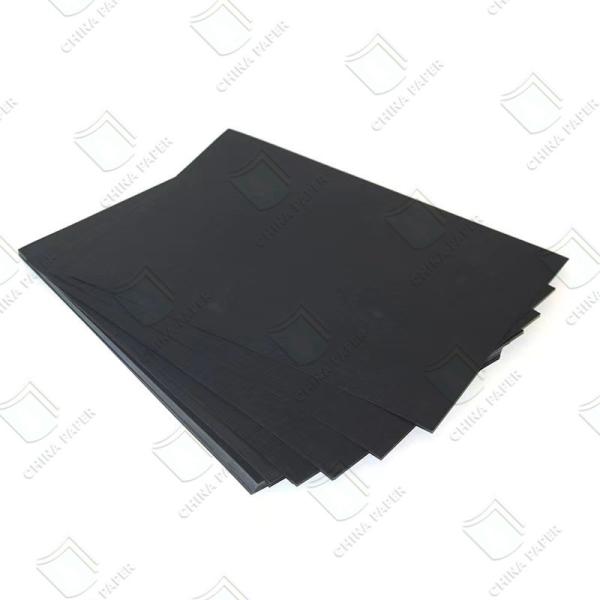 Quality Environmentally friendly 100% recyclable 200g Black Paper Board for Gift Boxes and Packaging wholesale