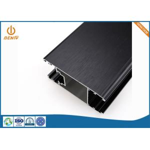 Alloy 6063 Custom Aluminum Extrusion Profiles High Precision Brushed