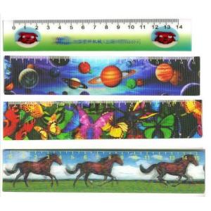 PLASTIC LENTICULAR 3d flip pp pet Plastic lenticular Ruler Measuring Straight