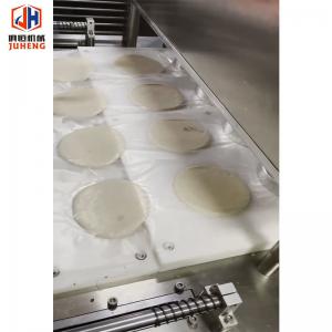 China 4200pcs/H Automatic Chinese Meat Pie Production Line Make Up Line Bread Pressing Machine on sale