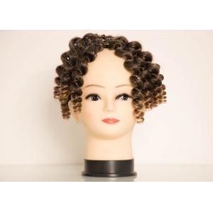 Soft Rubber Standing Bald Mannequin Head With Shoulders Eyelash