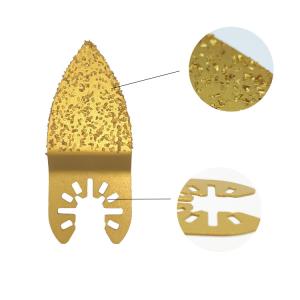 Brazed Oscillating Saw Metal Concrete Blade With Alloy Grit