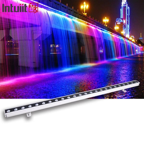 Decorative building lighting projector IP65 outdoor linear light 36w dmx rgb led