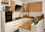 PRIMA Customized MDF Kitchen Cabinets Modern Style With Quartz Stone Countertop