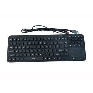 Cheap PS2 Industrial Touchpad Keyboard with white LED and IP68 touchpad for sale