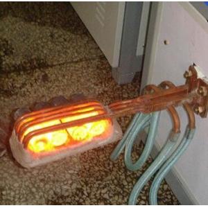 High Frequency Round Bar End Hot Forging Machine Induction Heating 160kw