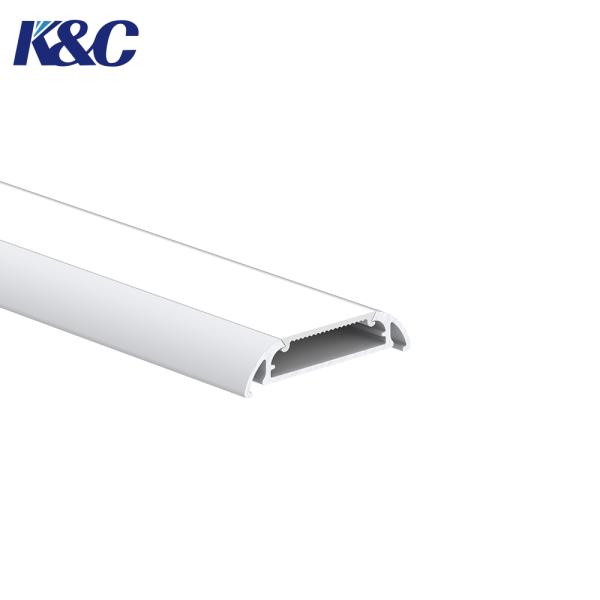 Quality 6063 LED Aluminum Channel K19 with W39.0 × H9.0mm Size and 2M/PCS Customized Length for 24mm LED Strip Lights wholesale