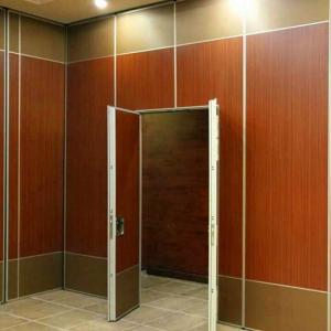 Office Folding Partition Walls MDF With Melamine Material Durable
