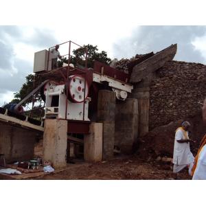 New Diesel River Stone Crusher AC Motor Granite Stone Gold Mining Rock Crusher