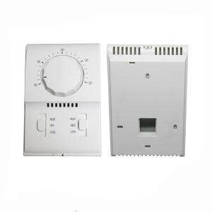 AC220V Room and Fan Coil Thermostat Working with 3 Speed Fan