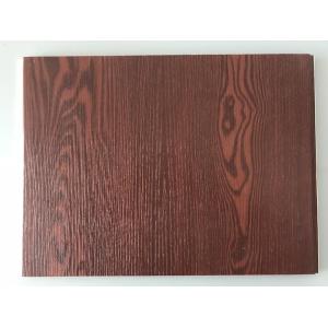 Fireproof PVC Garage Wall Panels With Wooden Lamination Width 40cm