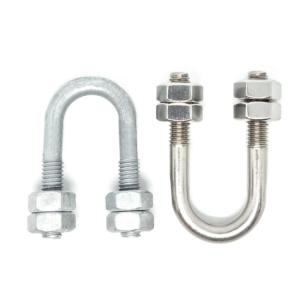 Grade 8.8 Class 12.9 U Shaped Bolts Nuts Gavalnized Carbon Steel M18 M20