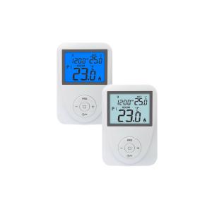 China Riseem ABS 230V Heating Room Digital Thermostat /  Programmable Big Screen HVAC Temperature Thermostat on sale