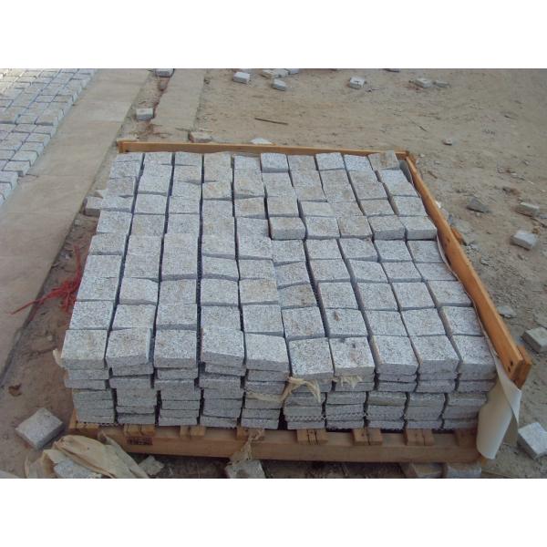 Durable Roads Granite Paving Slabs Stone Brick High Density 10 X 10 X 10cm