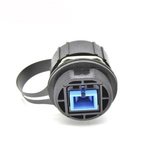 SC LC MPO IP67 ODVA Connector Bulkhead Inline Adapter