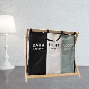 Foldable Breathable Collapsible Laundry Hamper For Dirty Clothes Sorter