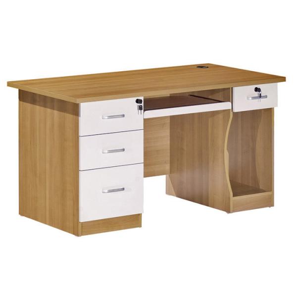 Quality 1.4m Length Office Computer Desk Melamine Laminated Chipboard Materials wholesale