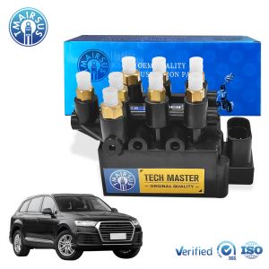 4M0616013A 4M0816702 4M0816101F Air Suspension Compressor Valve Block For Audi