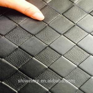 Black Grid pattern pu anti fatigue mat with NBR foam