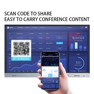 4k Smart Interactive Whiteboard 65 - 98 Inch 20 Point Smart Board Interactive