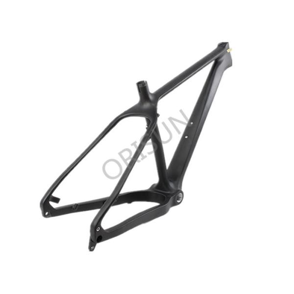 Quality Black Carbon Fiber Custom Made Bike Frames Internal Cable Routing 26 Inch wholesale