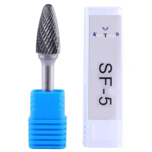 Free Sample Rotari Power Tool Parts 6mm Tree Shape Double Cut End Grinding Die