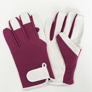 Cheap Hook and Loop Cuff Sheep Leather Work Gloves for Driver in Carton Size 28*28*65cm for sale
