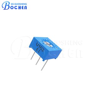 China Adjustable Precision Cermet U103 3362 Trimmer Potentiometer 3362U-1-103LF on sale