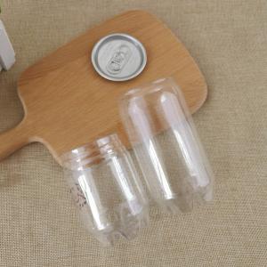 250ml Clear Easy Open End 90mm PET Plastic Beverage Cans