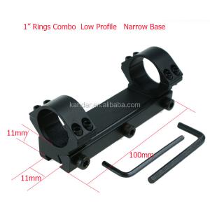 Cheap Aluminium Alloy One Piece Offset Low Profile Ring 25.4mm Scope Mount L2303 for Optic Sight 1 Inch Ring for sale