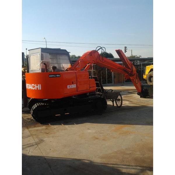 6T weight Used Crawler Excavator Hitachi EX60 A-BD30 engine with Original Paint