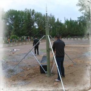 Guyed Lightweight Push Up 18M Aluminium Telescopic Mast