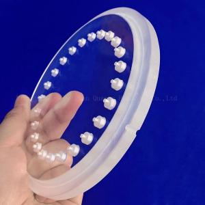 Custom Quartz Glass Step Sheet / Punch Sheet High Temperature