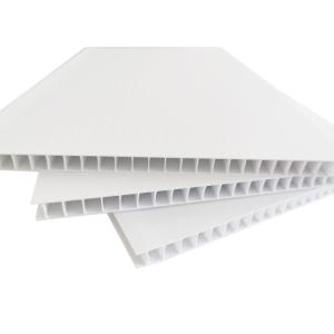 Sheet PP Hollow Board Core Flute Industrial Packing 3mm 5mm 10mm