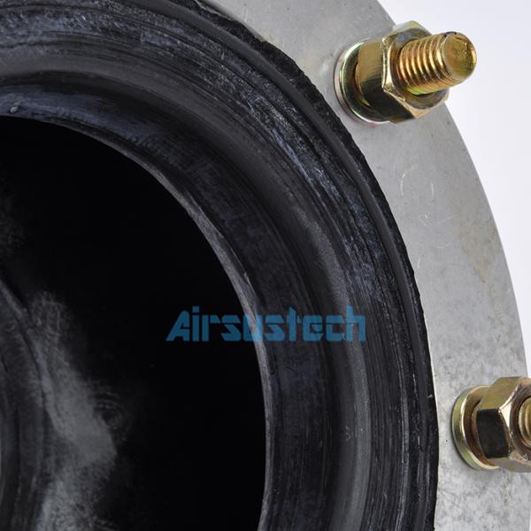 260130H-1 One Single Industrial Air Springs With M10 Aluminum Alloy And Rubber Airbags