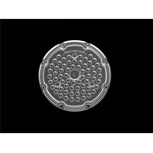 China Optical Beam Angle M Shape Double Row Pmma Optical Transparent Led Lamp Shade Lens on sale