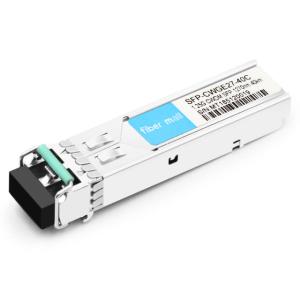 Cheap H3C SFP-GE-LH40-SM1270-CW Compatible 1.25G CWDM SFP 1270nm 40km LC SMF DDM Transceiver Module for sale